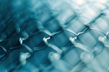 Poster - Abstract background with a 3D surface. Hi-tech futuristic. Materials Science. Background image. Created with Generative AI technology.