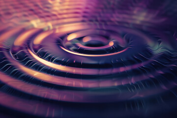 Poster - Abstract background with a 3D surface. Hi-tech futuristic. Materials Science. Background image. Created with Generative AI technology.