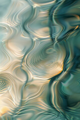 Poster - Abstract background with reflections and caustics. Hi-tech. Futuristic background image. Created with Generative AI technology.