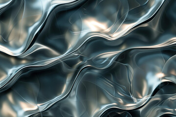 Poster - Abstract background with a 3D surface. Hi-tech futuristic. Materials Science. Background image. Created with Generative AI technology.