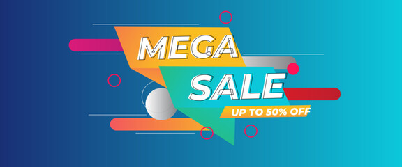 Poster - event super sale banner