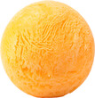 orange ice cream ball isolated on white or transparent background,transparency