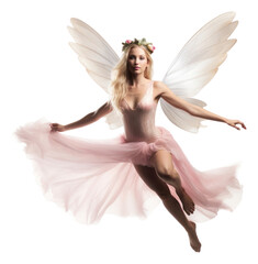 Wall Mural - PNG Flying fairy dancing ballet flying