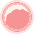 Stages of Embryo Development. Educational medical information. Flat design illustration. Early blastocyst.