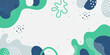 Doodle background pattern, abstract colored shapes. Modern minimalism trendy pattern background. Vector background.