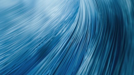 Poster - sparkling blue abstract background with lines