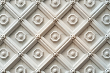 Poster - Sophisticated classical 3d pattern. Ancient ornament. Background image. Created with Generative AI technology.