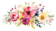 PNG Flowers flower painting pattern