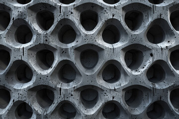 Poster - Sophisticated abstract futuristic 3d pattern. Background image. Created with Generative AI technology.