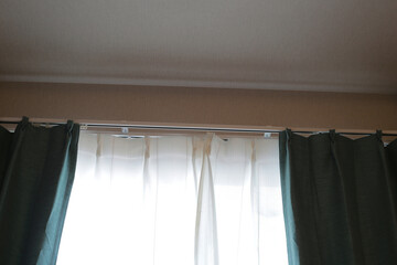 Curtains door or window, Room decoration interior