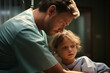 © Tetiana - AI generated portrait of patient on medical examination in hospital
