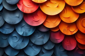 Poster - This image features a composition of abstract shapes in a 3D effect, evoking a sense of depth and creativity
