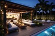 Ultimate Luxury Outdoor Living: Resort-Style Patio, Pool, and Cabanas
