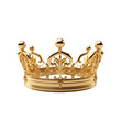 A regal gold crown SVG placed on a clean transparent background