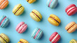 Colorful macaroons 