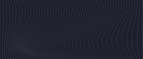 wavy distorted grid line on solid background, geometry curve distorted for background, typography, graphic, banner