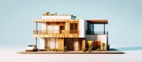 Fototapeta Sport - miniature modern house design