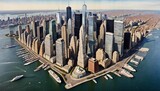 Fototapeta  - Urban Cityscape of America's Metropolitan Landscape