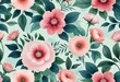 Charming Vintage Floral Artwork for Home Decor, Watercolor