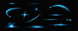 Bright Star. set of light blue effects, including glare and explosions. Transparent shining sun, bright flash. Vector sparkles. To center the bright flash. Transparent shining sun, bright flash.