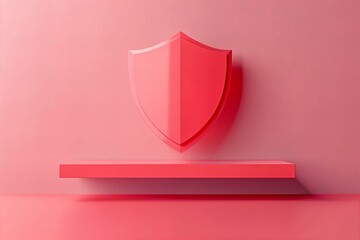 Wall Mural - 3d Protection icon concept