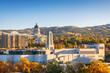 Salt Lake City, Utah, USA Autumn Cityscape with the Capitol