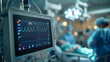 © photo for everything - ECG monitor in intensive care unit showing patient's heart rate in hospital operating room. health concept