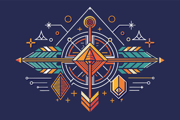 Poster - A linear design conveying a sense of direction and purpose