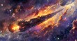 Interstellar Odyssey Galaxies Collide
