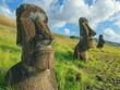 Moai statues of Rapa Nui, isolated wonders