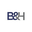 B&H Letters Logo Vector 001