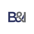 B&I Letters Logo Vector 001
