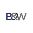 B&W Letters Logo Vector 001