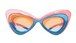 Cat eyes sunglasses. Fashion summer sun glasses. Women