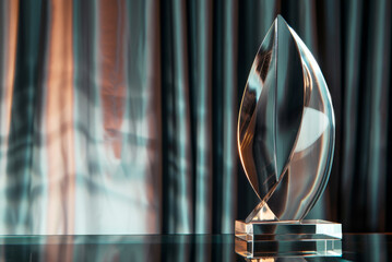 Wall Mural - contemporary crystal award trophy
