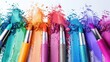 Examine the cross-industry partnership between Crayola and Clinique in creating co-branded makeup collections. 
