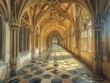 Gloucester Cathedral in England, a site that blends Norman and English Gothic architectural styles