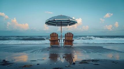 Canvas Print - Secluded Beach Getaway