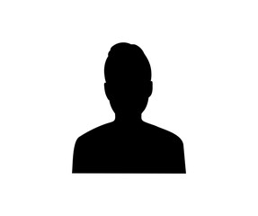 Poster - Default anonymous user portrait icon design. User member, People icon in flat style vector design and illustration.

