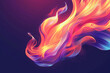 A high-resolution illustration of a stylized fire icon, featuring vibrant colors and swirling flames that convey a sense of energy and passion against a solid background.