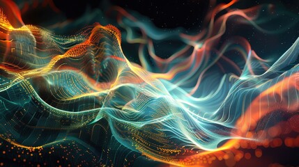 Poster - abstract financial algorithms and trading strategies