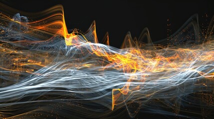 Poster - abstract financial algorithms and trading strategies