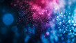 © Iwankrwn - Abstract Red and blue Lights Background Vector. Bokeh light fractal beauty, neon effects, 3D rendering