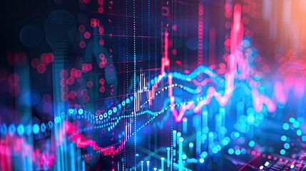 Poster - abstract financial algorithms and trading strategies