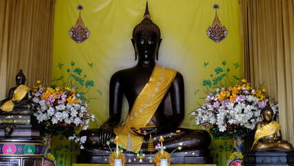 Poster - buddha statue in buddhist temple,thailand,thai,thai temple,thai buddha