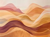 Abstract representation of sand dunes