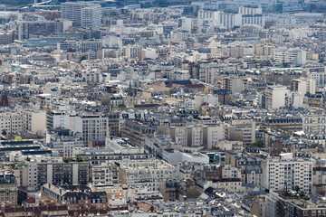 Wall Mural - earial view over Paris, France