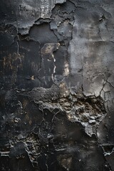 Wall Mural - Close up of a wall with peeling paint, suitable for backgrounds and textures