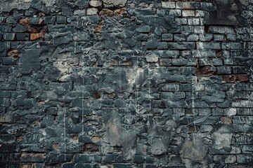 Poster - An old brick wall with cracks and texture. Suitable for architectural design projects