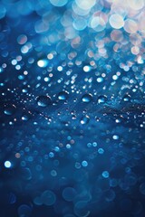 Poster - Close-up of water droplets on a surface, suitable for various projects